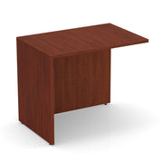 OfficeSource Laminate Reversible Return - 30"W x 24"D - Cherry