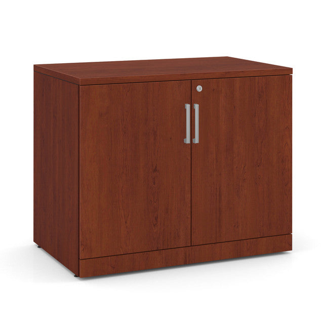 OfficeSource Laminate Storage Cabinet - Cherry