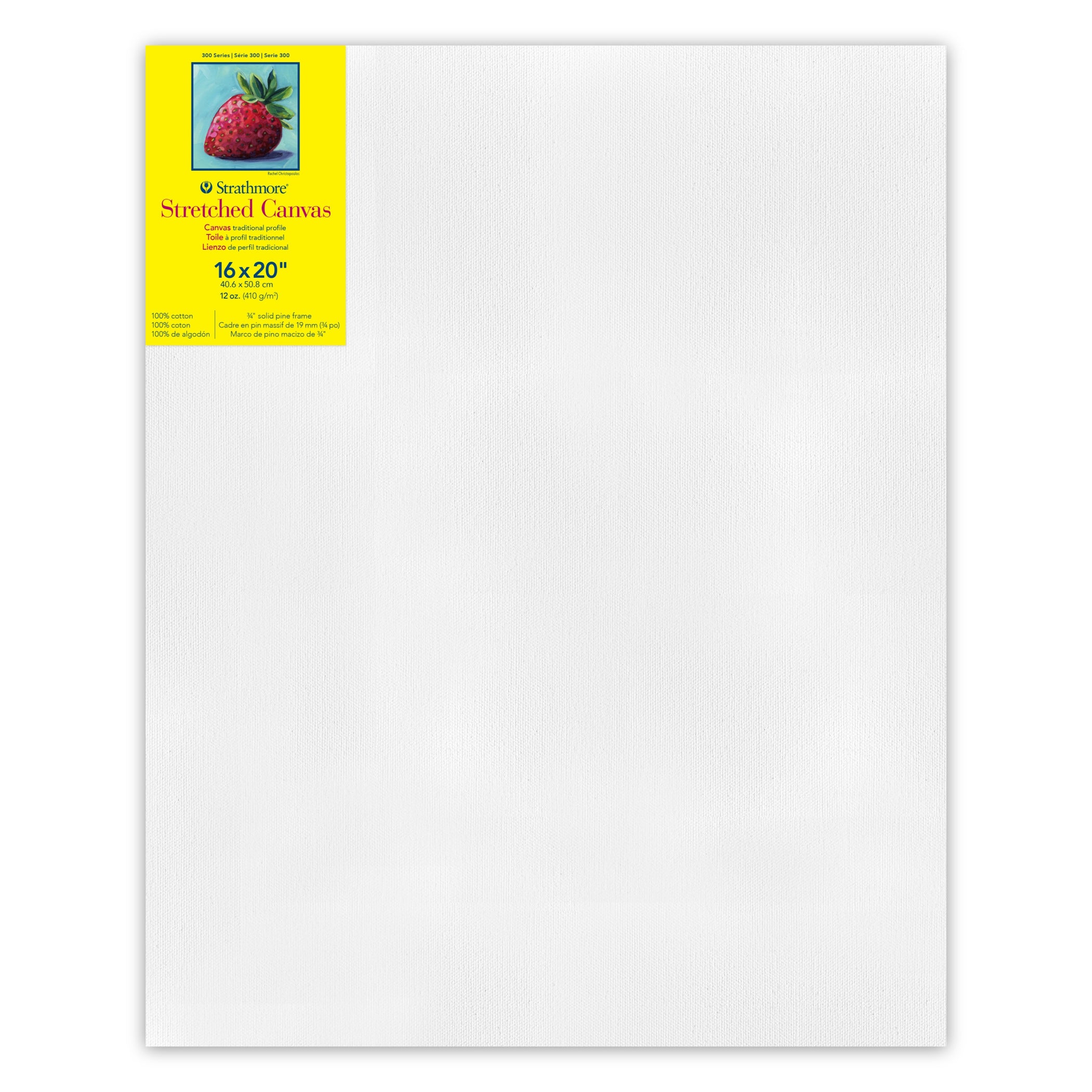 300 Series Traditional Stretched Canvas, 16x20 inch
