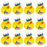 Patriotic Rubber Ducky - 12 Pieces