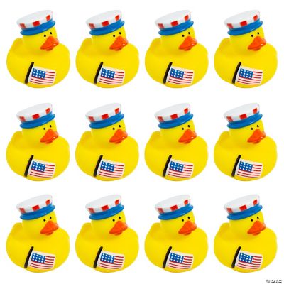 Patriotic Rubber Ducky - 12 Pieces