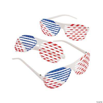 Patriotic Shutter Shades - 12 Pieces