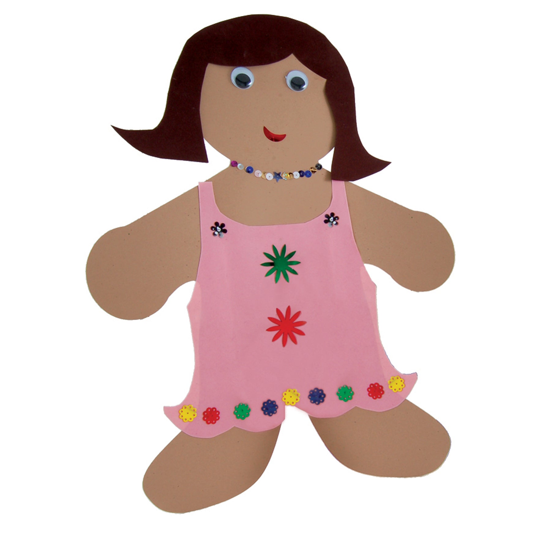 People Paper Cutouts - Culturally Diverse Family, Cardstock, 16" Me Kid- 24 per pack