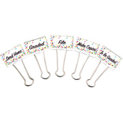 Confetti Classroom Management Large Binder Clips