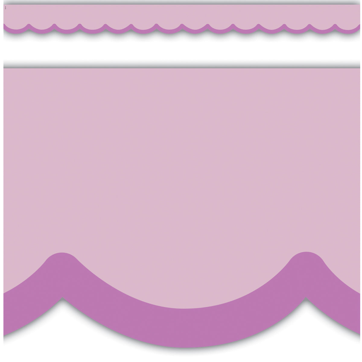 (2 PK) PURPLE SCALLOPS DIECUT TRIM