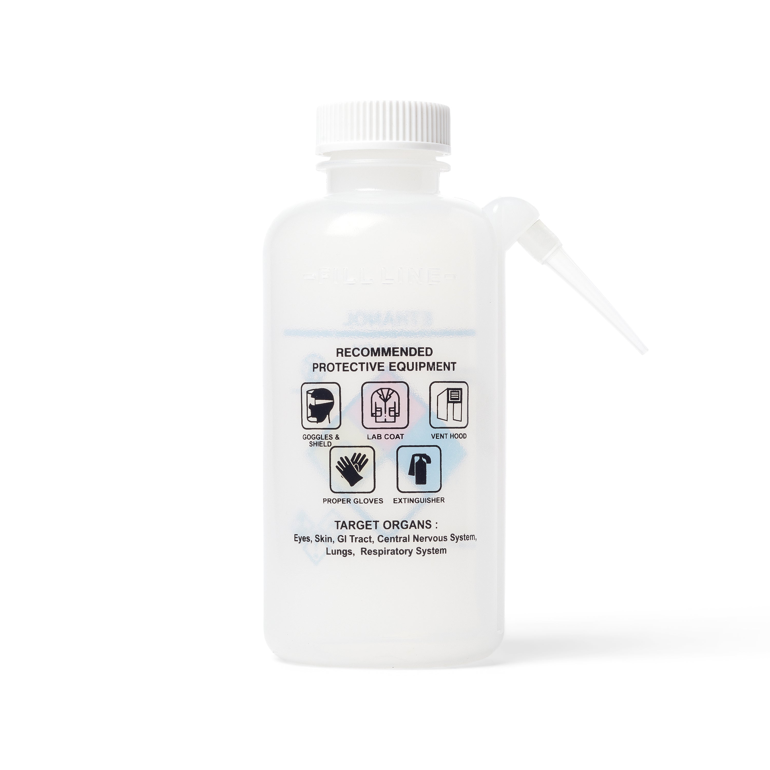 United Scientific® UniSafe™ Ethanol Wash Bottles, Unitary, LDPE, 500 mL, Pk/6, comes with 6