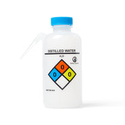 United Scientific® UniSafe™ Distilled Water Wash Bottles, Unitary, LDPE, 500 mL, Pk/6, comes with 6