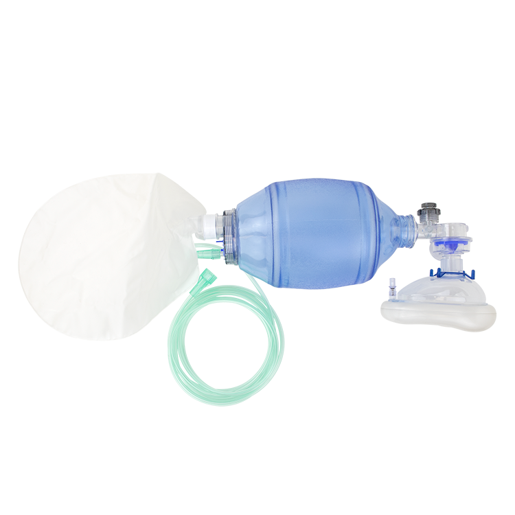 Manual Pulmonary Resuscitator (MPR), Mask Reservoir Bag Oxygen Tubing, Adult, 6 Quantity per Case