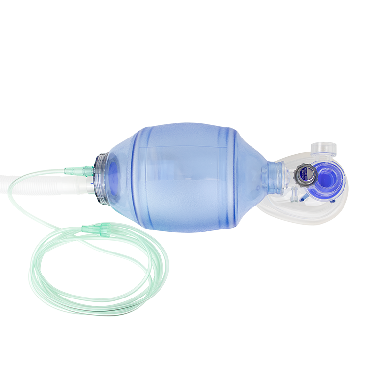 Manual Pulmonary Resuscitator (MPR) Mask, Reservoir Tubing, Oxygen Tubing, Adult, 6 Quantity per Case