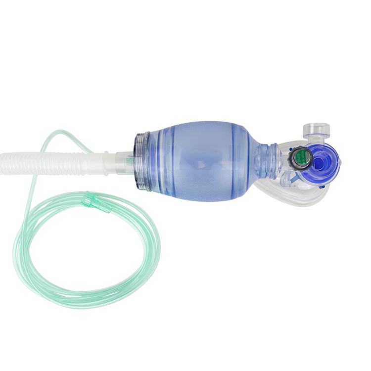 Manual Pulmonary Resuscitator (MPR) Mask, Reservoir Tubing, Oxygen Tubing, Pediatric, 6 Quantity per Case