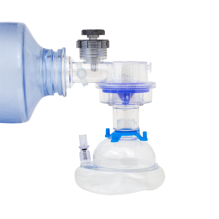 Manual Pulmonary Resuscitator (MPR) Mask, Reservoir Bag, Oxygen Tubing, Infant, 6 Quantity per Case