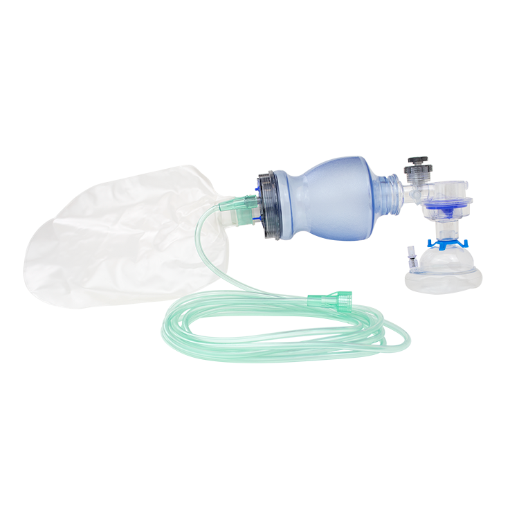 Manual Pulmonary Resuscitator (MPR) Mask, Reservoir Bag, Oxygen Tubing, Infant, 6 Quantity per Case