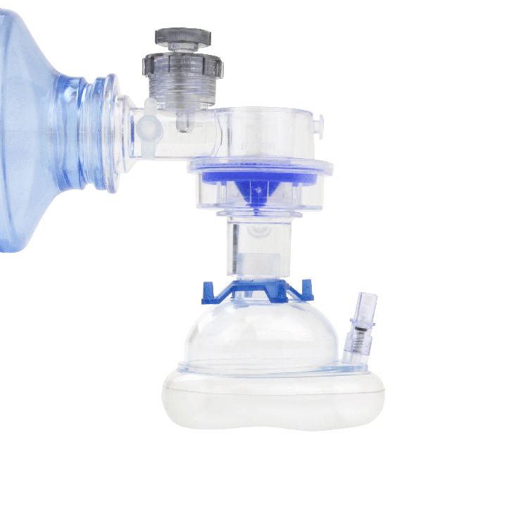 Manual Pulmonary Resusitator (MPR) Mask, Reservoir Tubing, Oxygen Tubing, Infant, 6 Quantity per Case