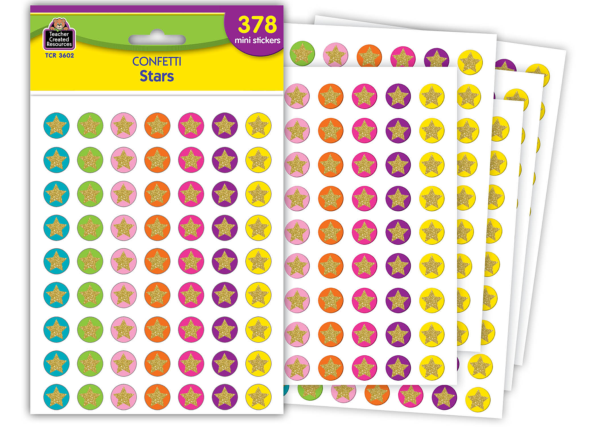 Confetti Stars Mini Stickers