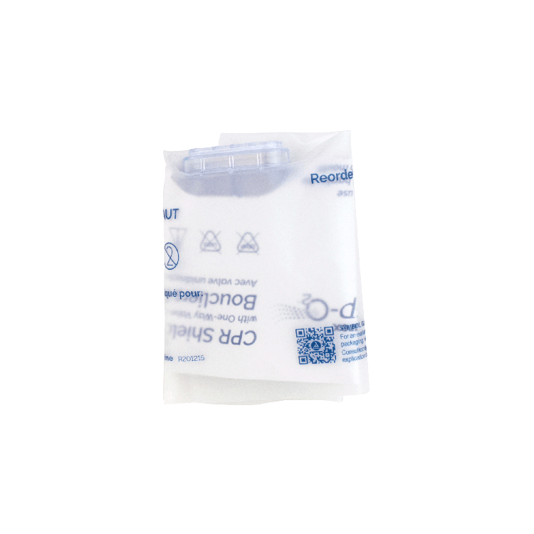 CPR Face Shield w/ One-Way Valve, Barrier Filter, Individually Wrapped100 pcs per Case