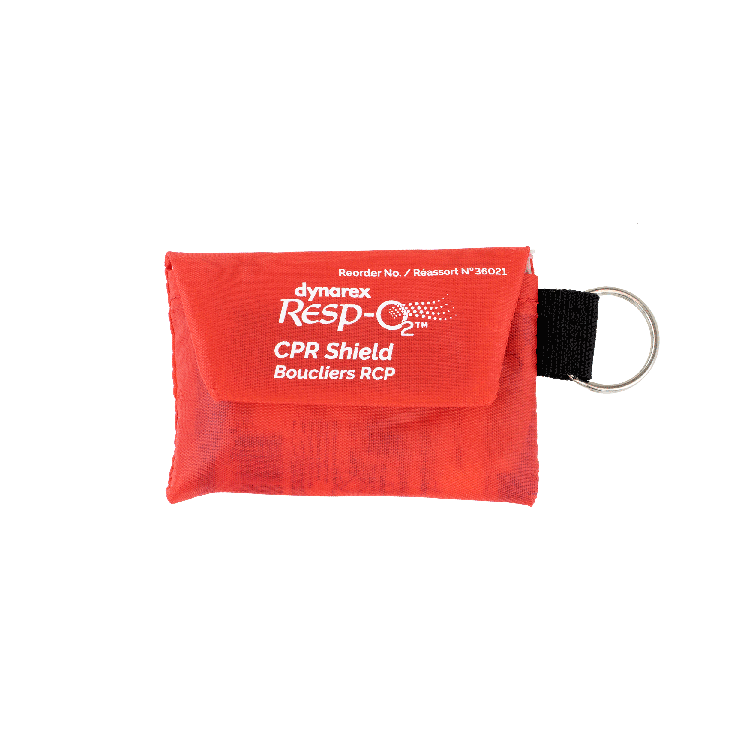 CPR Face Shield w/ One-Way Valve, Barrier Filter, Soft Case100 pcs per Case