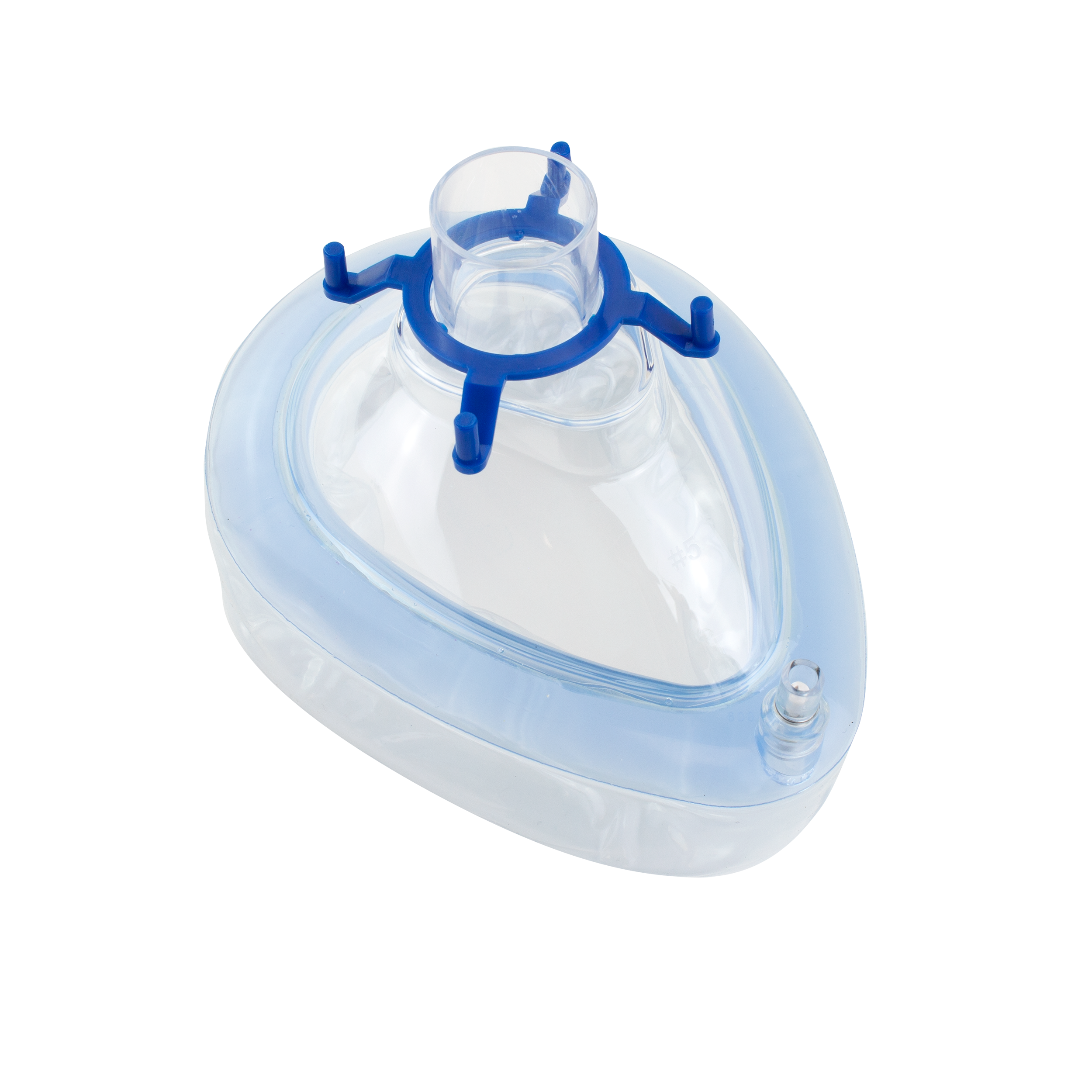 Air Cushion Mask Size with Valve #5 (Blue Hook), Large Adult, 20 Quantity per Case
