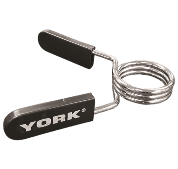 2" Spring Collars with Rubber Handles - Chrome/ Bulk - Pair