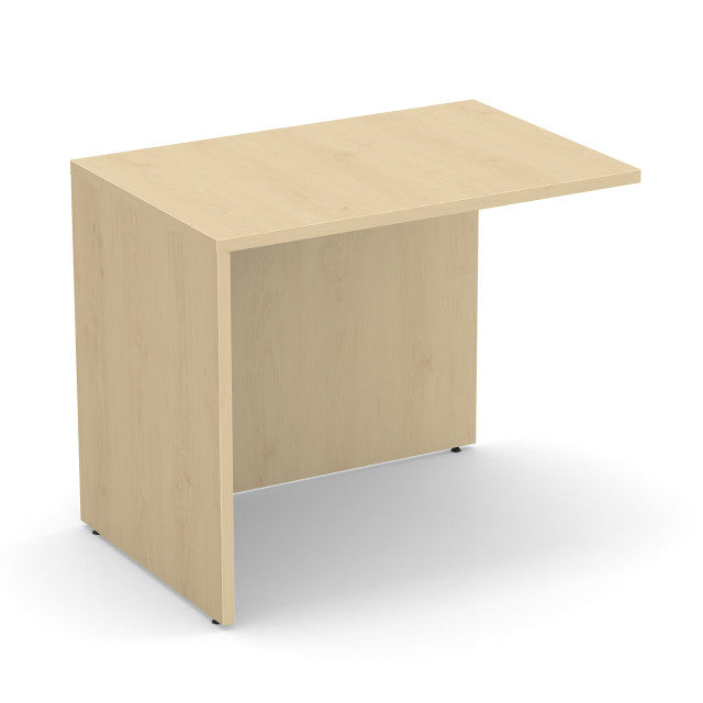 OfficeSource Laminate Reversible Return - 30"W x 24"D - Maple