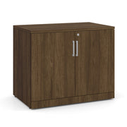 OfficeSource Laminate Storage Cabinet - Modern Walnut