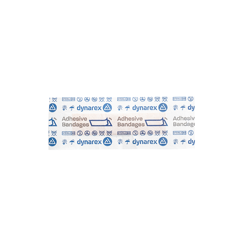 Sheer Plastic Adhesive Bandages - Sterile, 3/8" x 1 1/2" Junior	 - 5000 pcs per Roll/1 Roll per Case