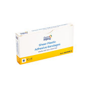 Sheer Plastic Adhesive Bandages - Sterile, 2" X 3", 100/6/cs - 6 pcs per Box/100 Boxes per Case