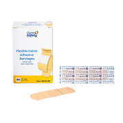 Flexible Fabric Adhesive Bandages - Sterile, 1" x 3" - 50 pcs per Box/50 Boxes per Case