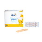 Flexible Fabric Adhesive Bandages - Sterile, 1" x 3" - 100 pcs per Box/24 Boxes per Case