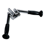 Triceps Full-Extension Chrome Bar with Rubber Ergo Grips Revolving