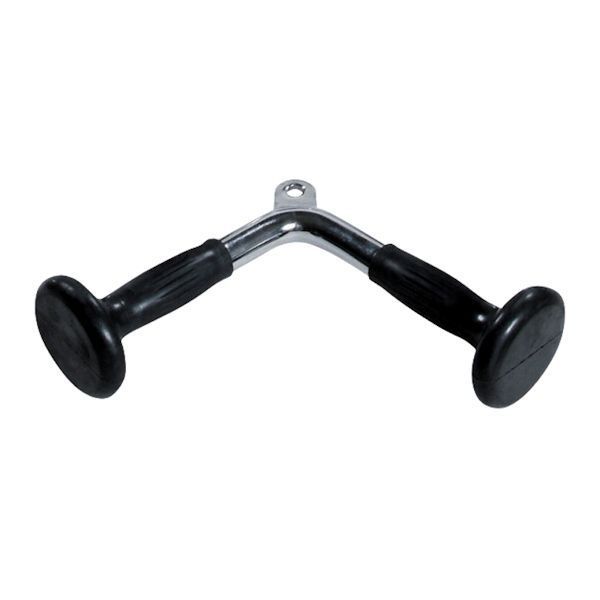 Triceps Press-Down Chrome Bar with Rubber Ergo Grips