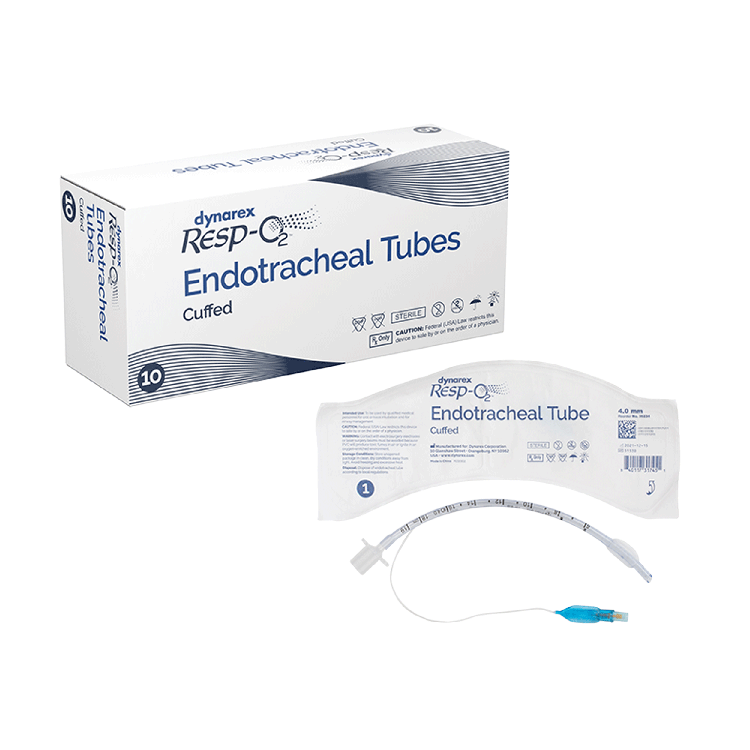 Endotracheal Tubes - Cuffed, 4.0mm, 10 Quantity per Case