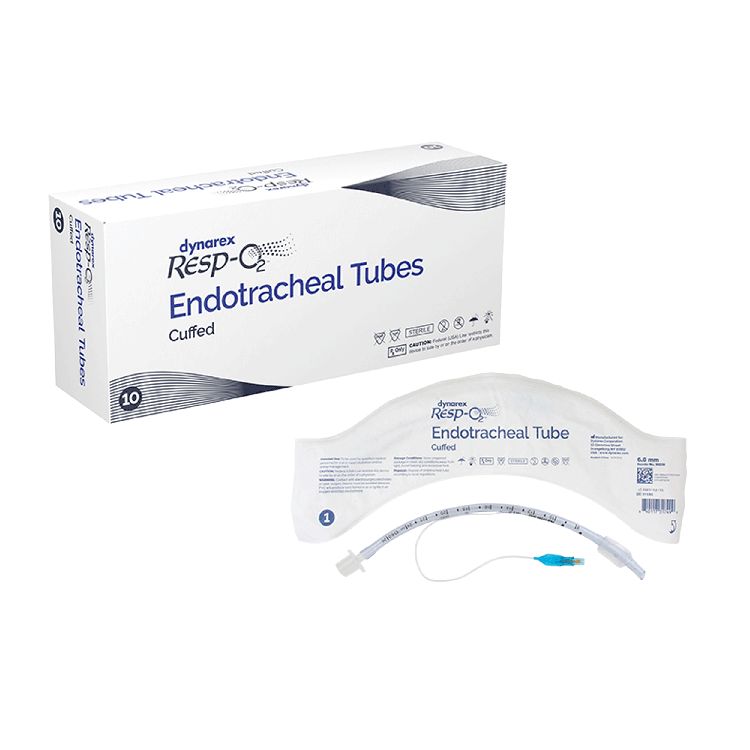 Endotracheal Tubes - Cuffed, 6.0mm, 10 Quantity per Case