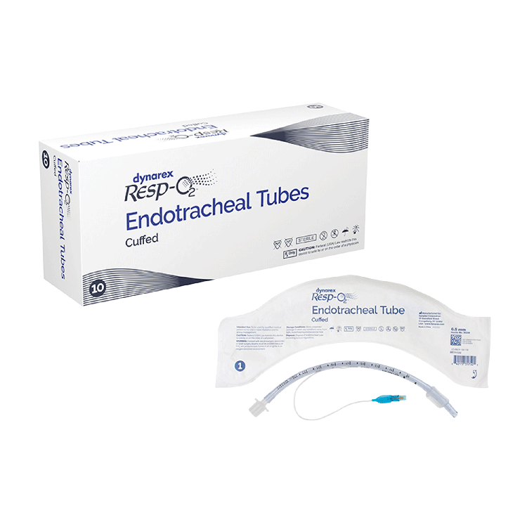 Endotracheal Tubes - Cuffed, 6.5mm, 10 Quantity per Case