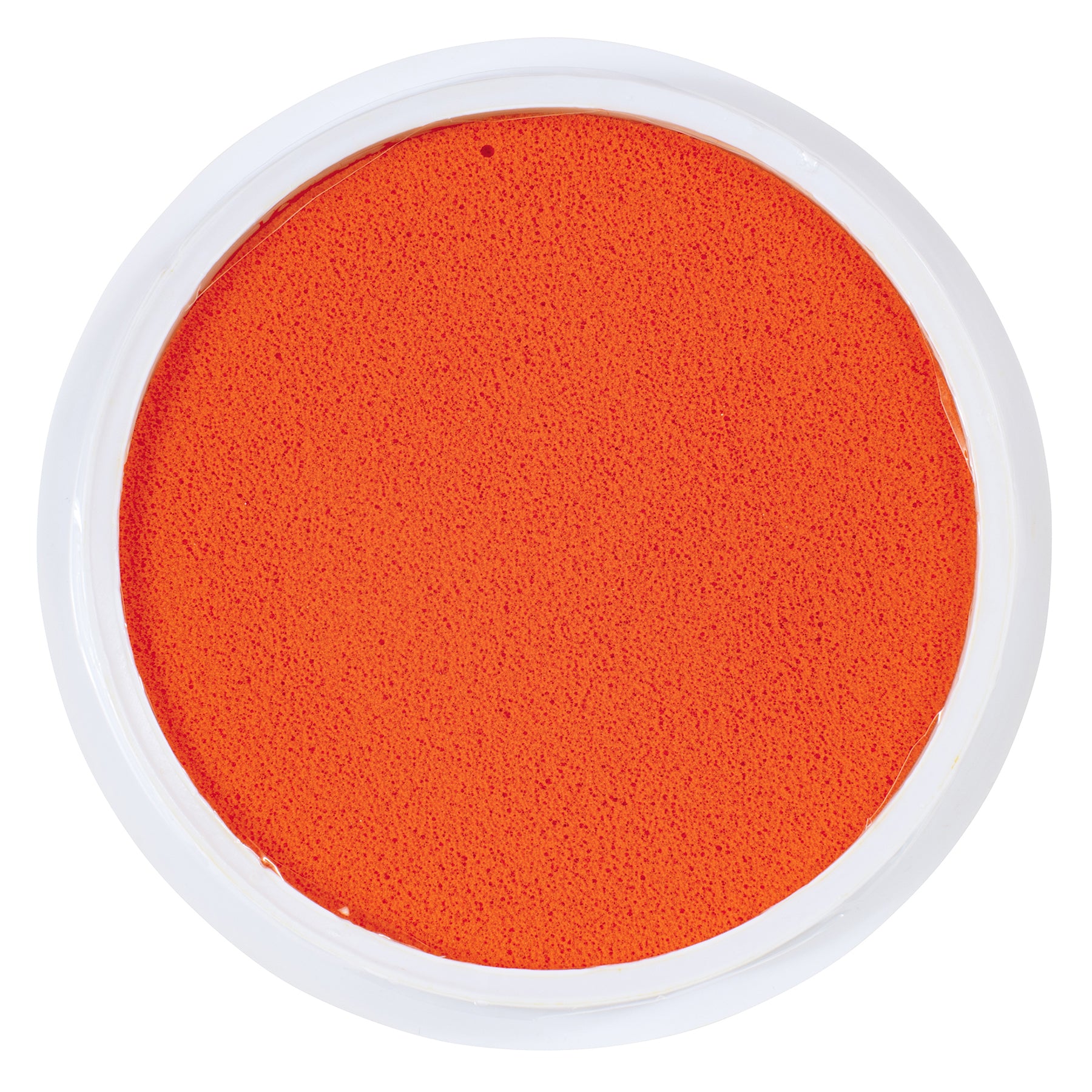 Jumbo Circular Washable Stamp Pad - Orange - 5.75" dia.