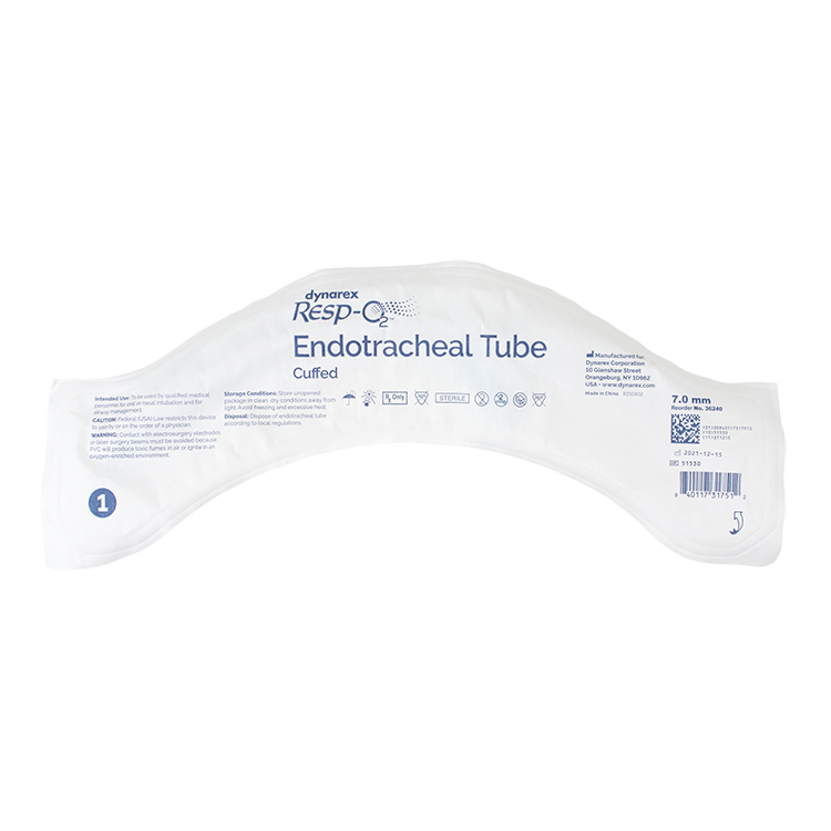 Endotracheal Tubes - Cuffed, 7.0mm, 10 Quantity per Case