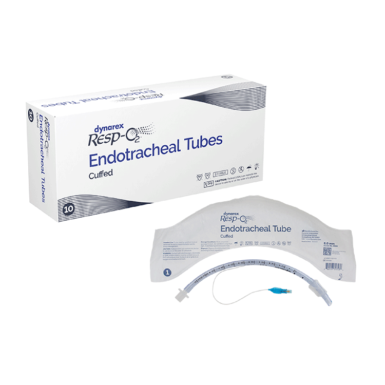 Endotracheal Tubes - Cuffed, 8.0mm, 10 Quantity per Case