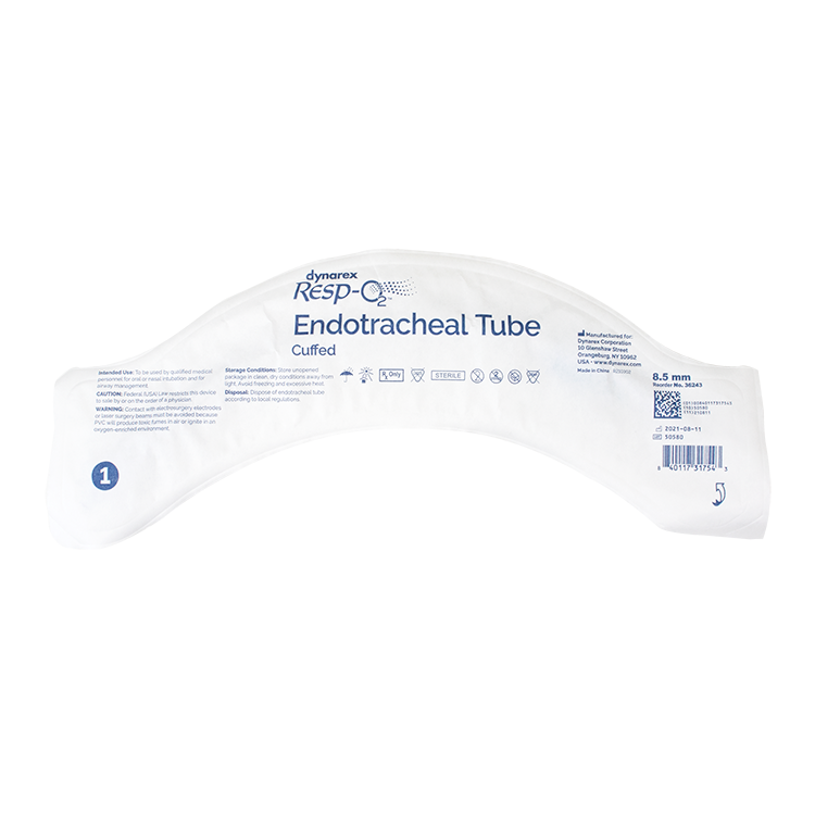 Endotracheal Tubes - Cuffed, 8.5mm, 10 Quantity per Case