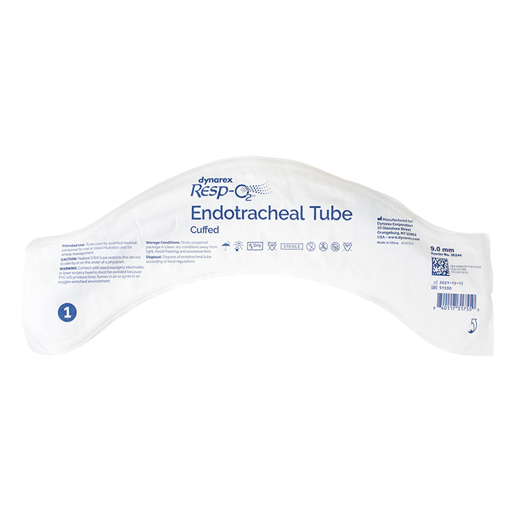 Endotracheal Tubes - Cuffed, 9.0mm, 10 Quantity per Case