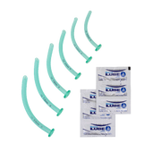 Nasopharyngeal Airway Kits - 6 NPA + 6 Dynalube Packets, 1 Kit per Case