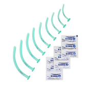 Nasopharyngeal Airway Kits - 9 NPA + 9 Dynalube Packets, 1 Kit per Case