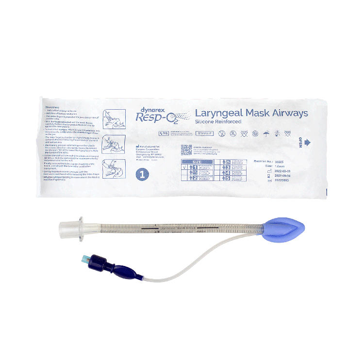 LMA (Laryngeal Mask Airway) - Silicone, Reinforced, 1.0mm - 5 per Case