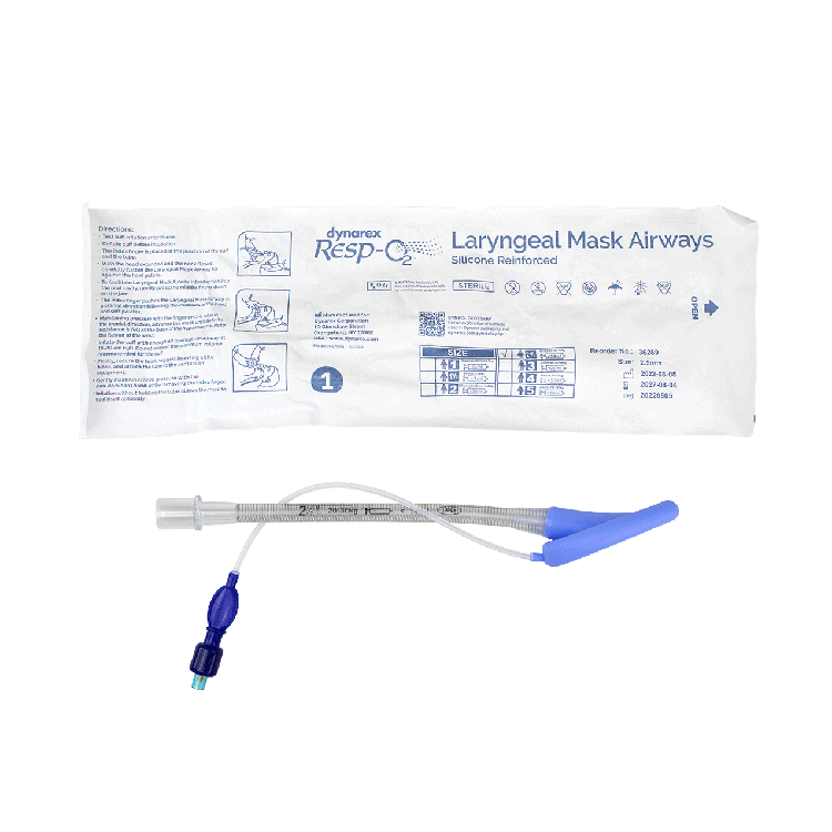 LMA (Laryngeal Mask Airway) - Silicone, Reinforced, 2.5mm - 5 per Case