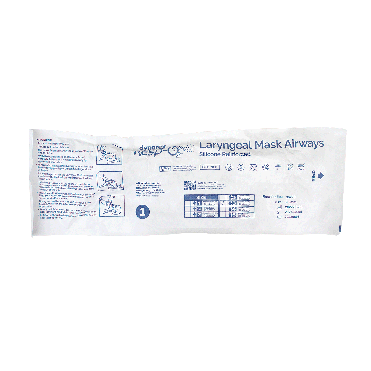 LMA (Laryngeal Mask Airway) - Silicone, Reinforced, 3.0mm - 5 per Case