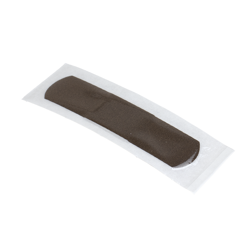ColorFit Adhesive Fabric Bandages - Dark Brown, 3/4" x 3" - 1500 pcs per Box/12 Boxes per Case