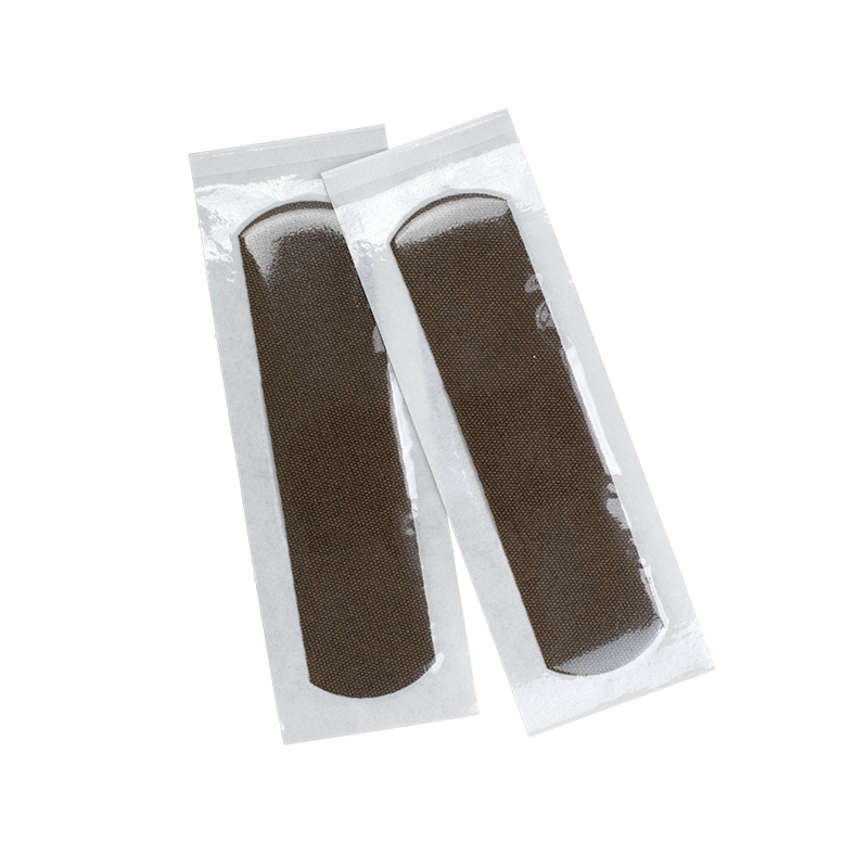 ColorFit Adhesive Fabric Bandages - Dark Brown, 3/4" x 3" - 100 pcs per Box/24 Boxes per Case