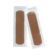 ColorFit Adhesive Fabric Bandages - Brown, 3/4" x 3" - 100 pcs per Box/24 Boxes per Case