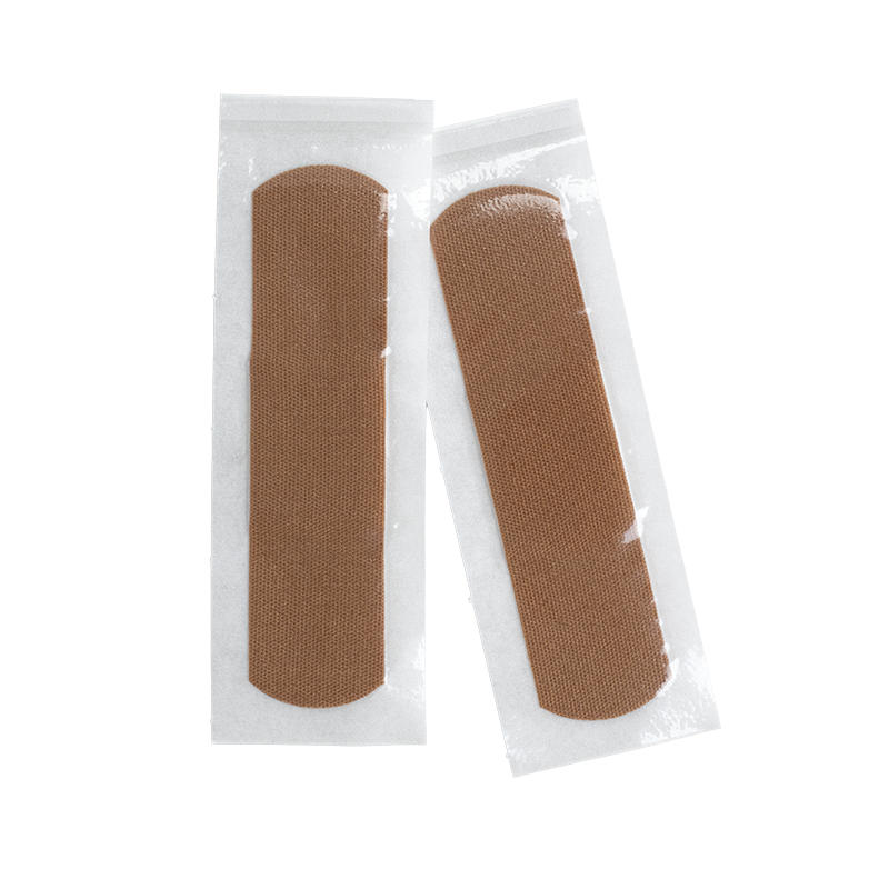 ColorFit Adhesive Fabric Bandages - Brown, 3/4" x 3" - 100 pcs per Box/24 Boxes per Case