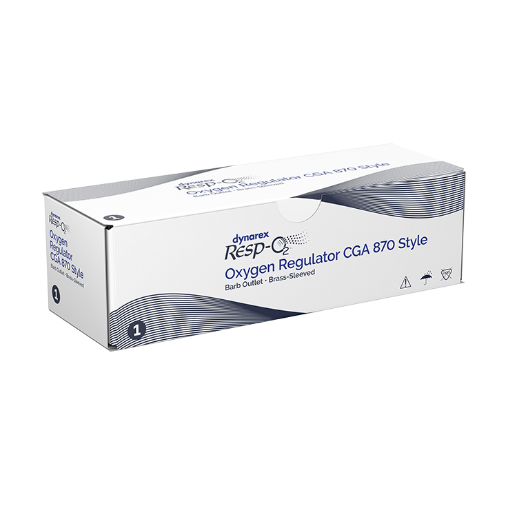 CGA 870 Oxygen Regulator - 0-4 LPM - 5 per Case