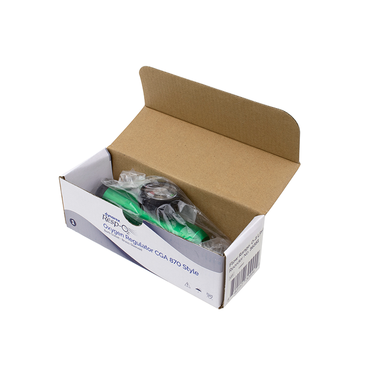 CGA 870 Oxygen Regulator - 0-8 LPM - 5 per Case