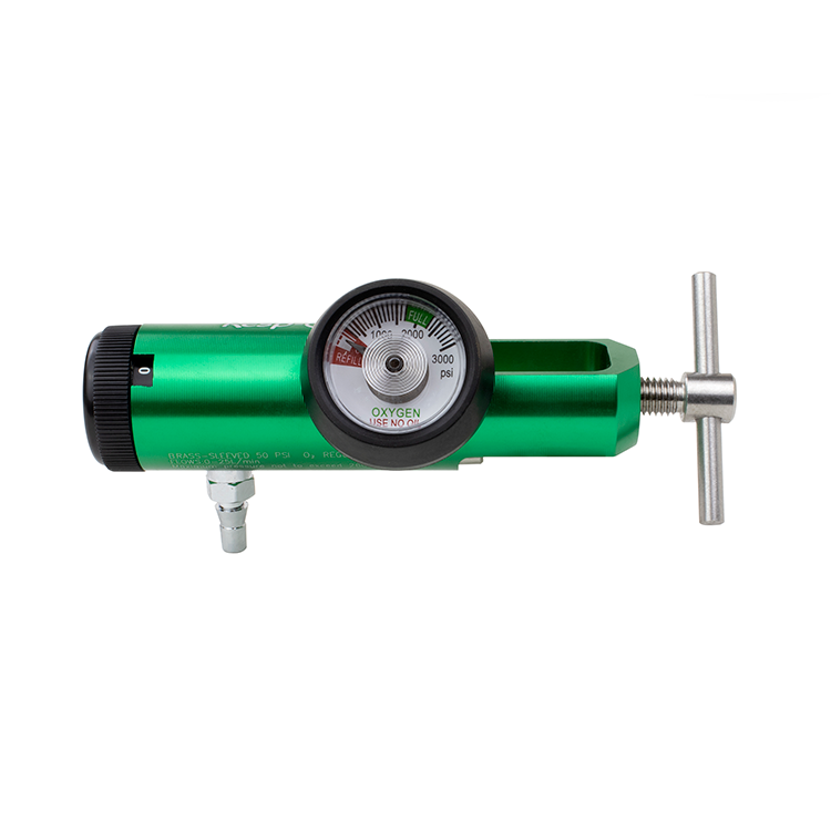 CGA 870 Oxygen Regulator - 0-25 LPM - 5 per Case